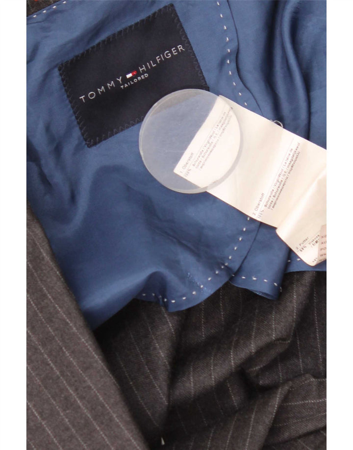 Sacou Tommy Hilfiger pentru bărbați, cu 2 nasturi, IT 56 3XL, gri cu dungi