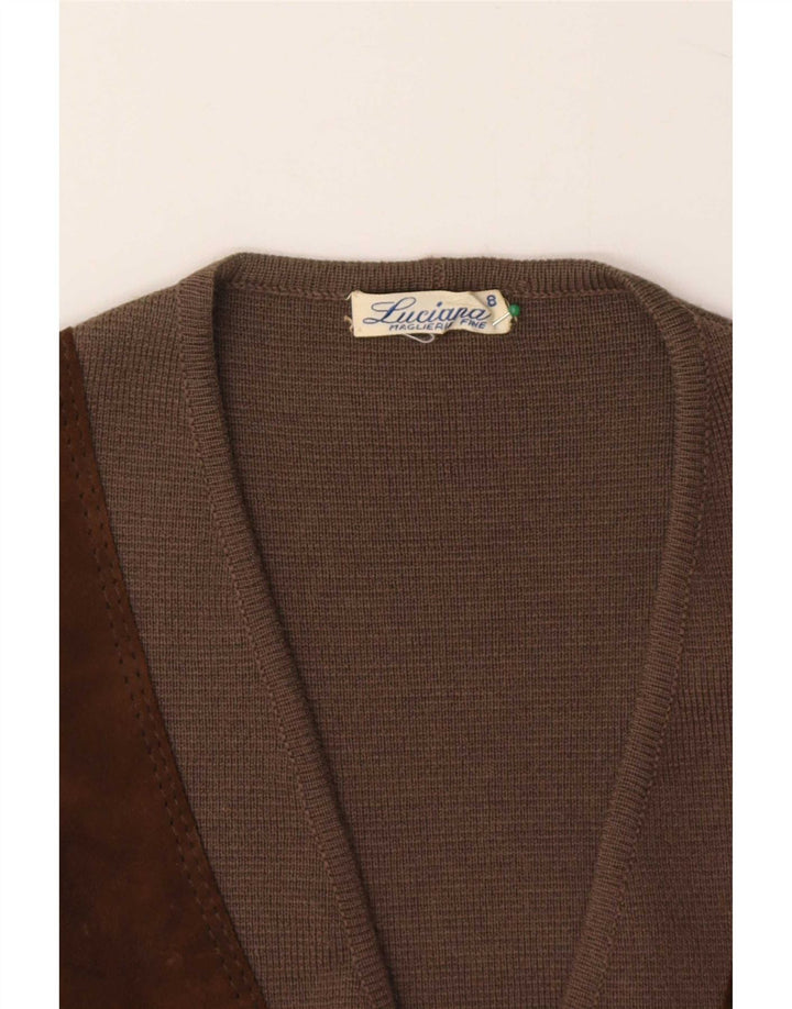 Luciana Womens Vesta UK 8 Small Brown
