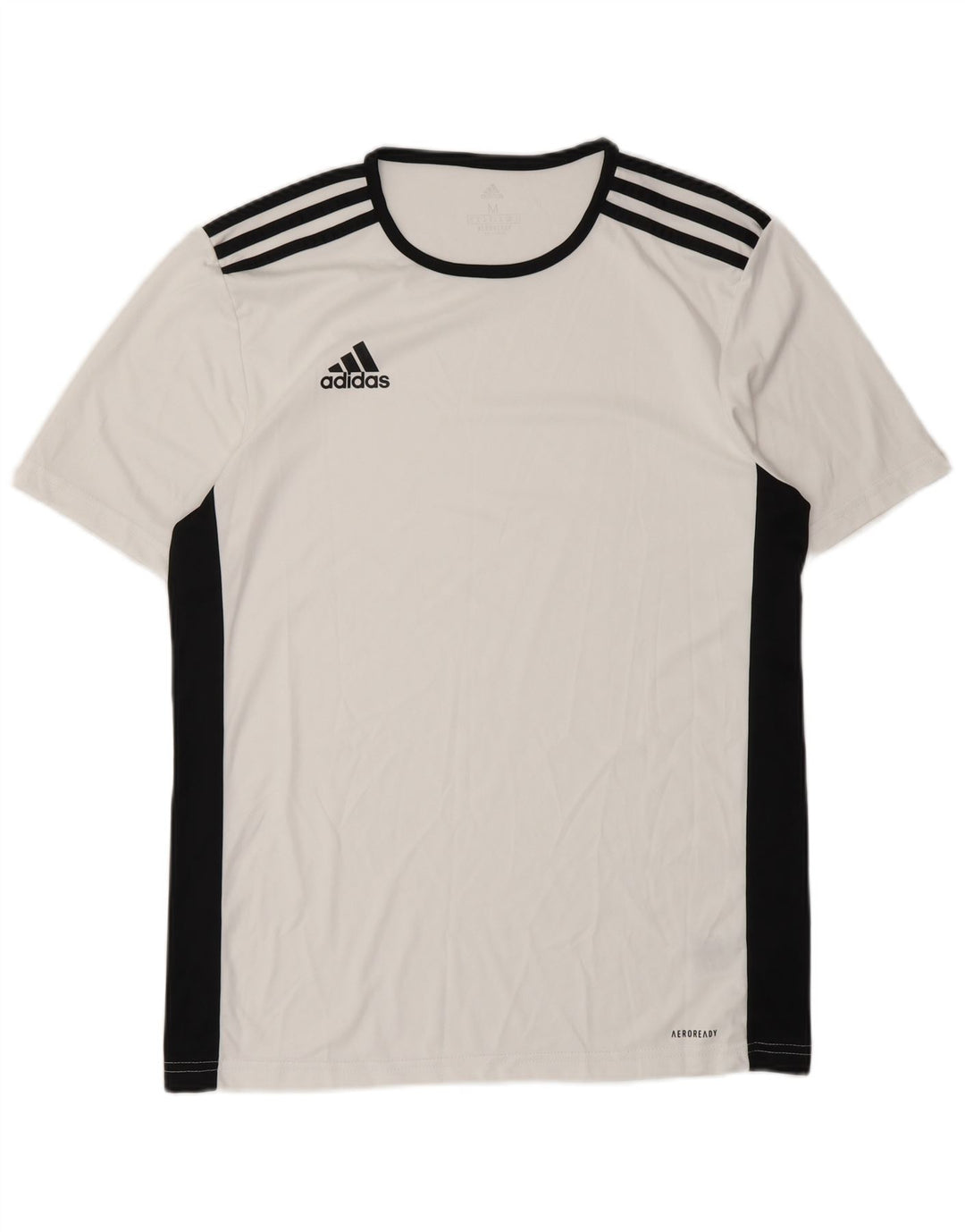 Tricou pentru bărbați Adidas Aeroready Top Mediu Alb Poliester Colorblock