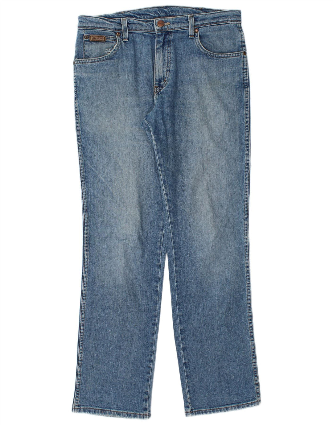 WRANGLER Blugi drepti pentru bărbați Texas Stretch W33 L32 Bumbac albastru