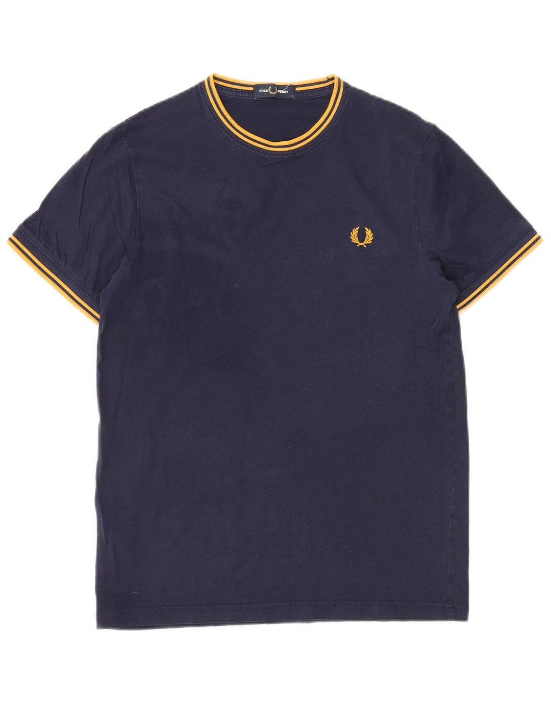 Tricou Fred Perry pentru bărbați Top mic din bumbac bleumarin