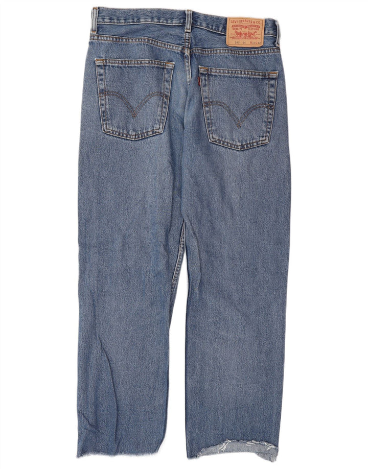 Blugi drepti pentru bărbați Levi's 582 W32 L28 Bumbac albastru
