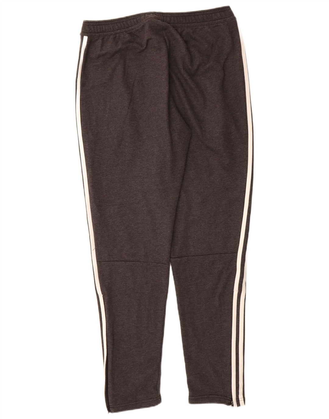 Pantaloni de trening Adidas pentru bărbați, bumbac gri mediu