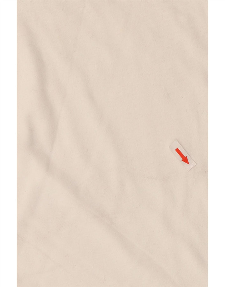 Superdry Henley Top pentru bărbați cu mânecă lungă XL, bumbac alb