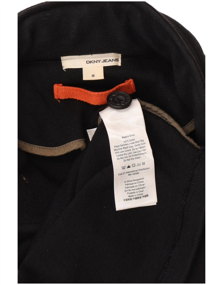 Jachetă militară pentru bărbați DKNY UK 38, bumbac mediu negru