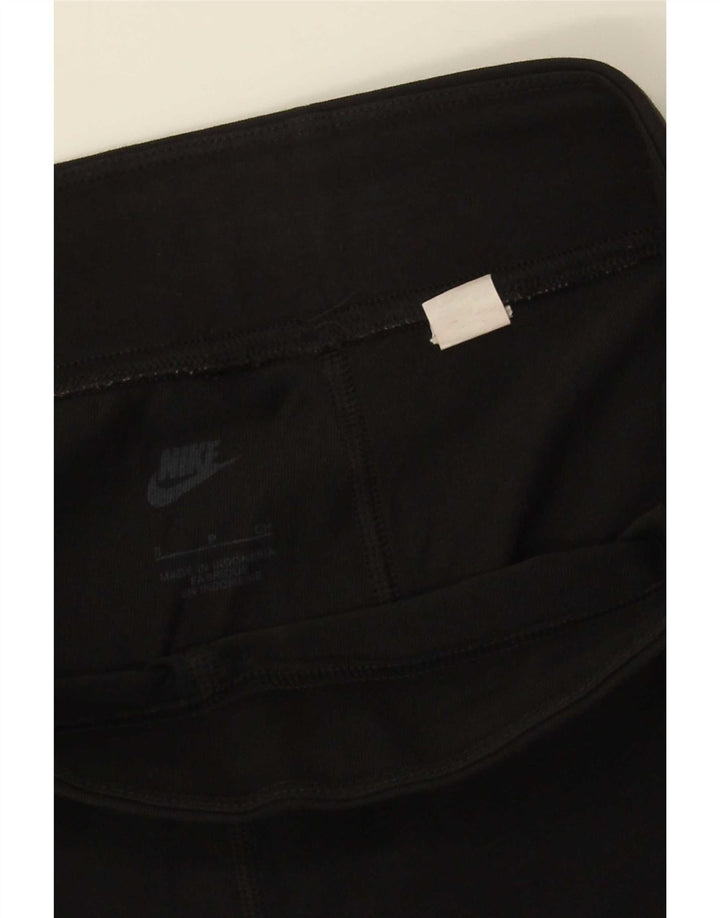 Leggings grafic Nike pentru femei UK 10 Small Black