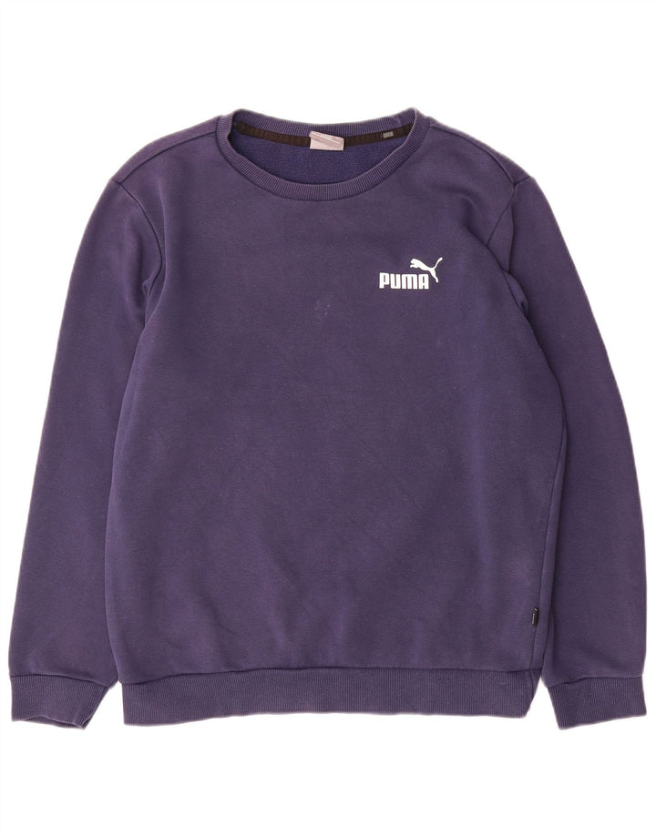 Hanorac pentru bărbați Puma Jumper mic din bumbac bleumarin