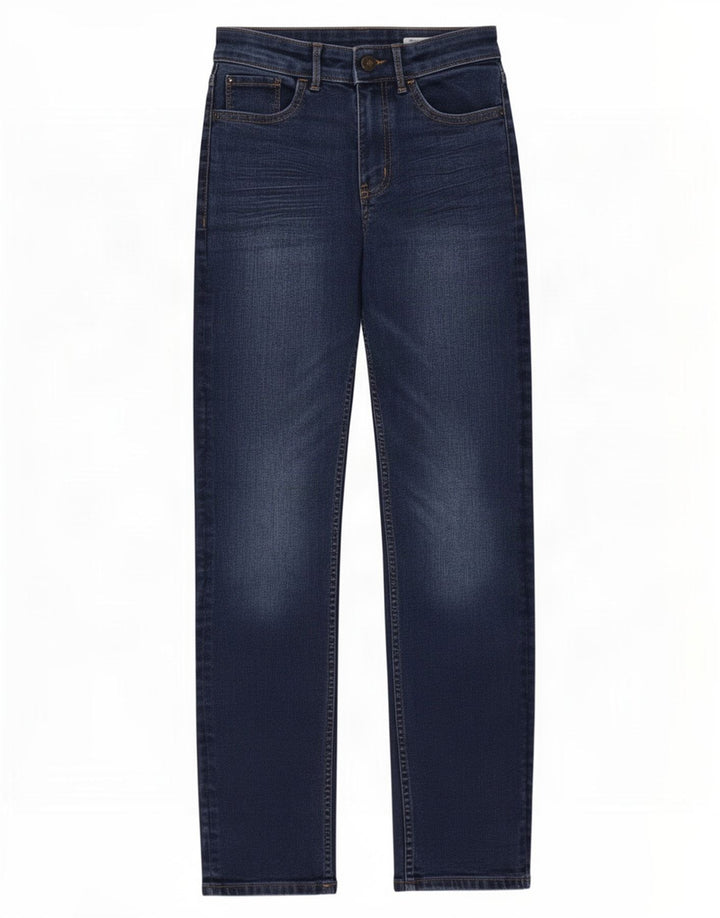 Blugi drepti pentru femei Marks & Spencer UK 8 mici W36 L28 bleumarin
