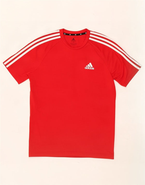 Tricou Adidas Aeroready pentru bărbați Top mic poliester roșu