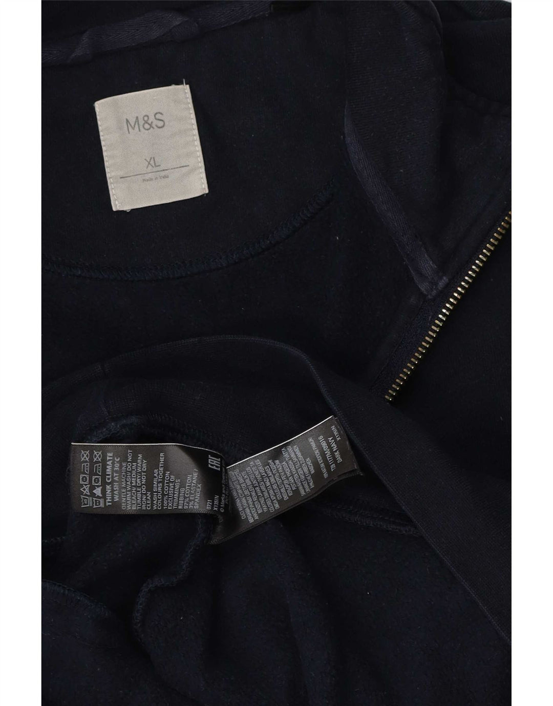 Jachetă de trening pentru bărbați Marks & Spencer, XL, bumbac bleumarin