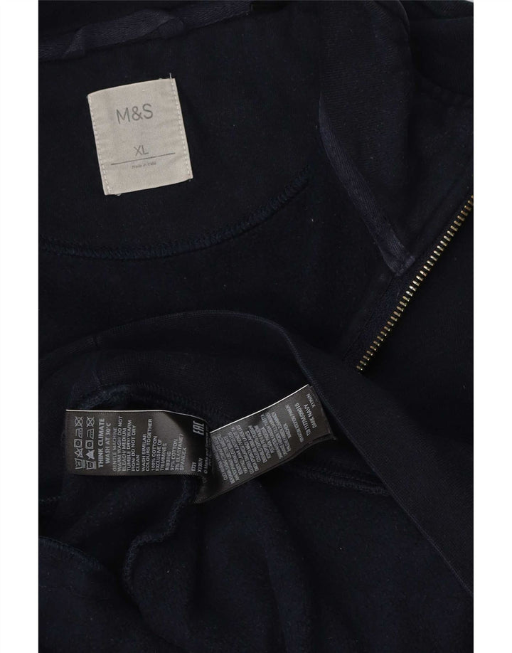 Jachetă de trening pentru bărbați Marks & Spencer, XL, bumbac bleumarin