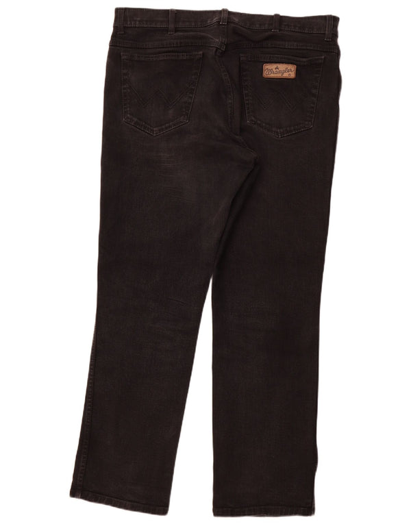 WRANGLER Blugi pentru bărbați Texas Stretch drepte W38 L32 bumbac negru