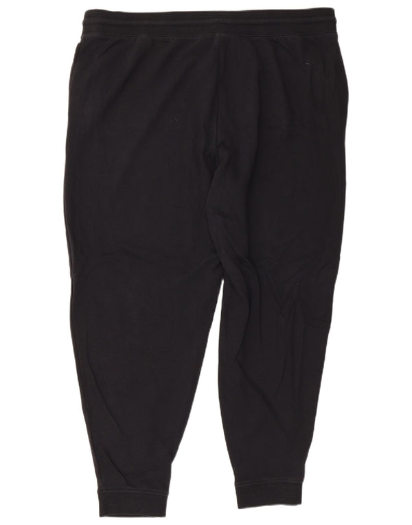 Marks & Spencer Pantaloni de trening crop pentru femei Pantaloni de jogging UK 20 2XL Negru