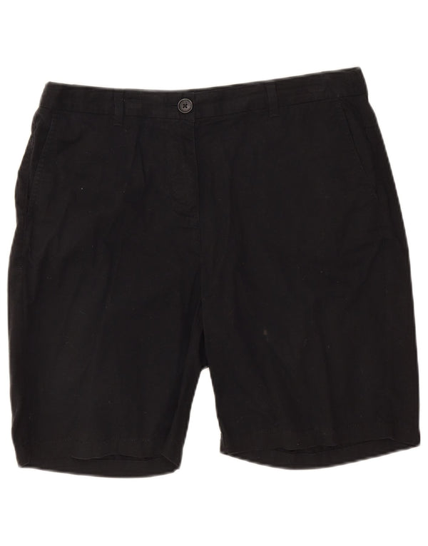 Pantaloni scurti chino pentru femei Marks & Spencer UK 12 Medium W30 Bumbac negru
