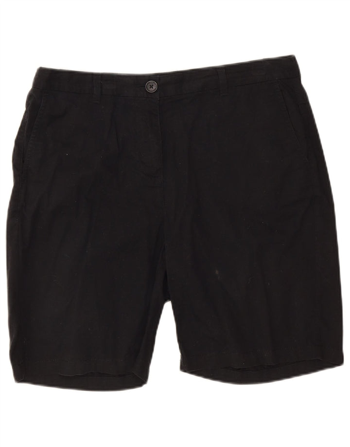 Pantaloni scurti chino pentru femei Marks & Spencer UK 12 Medium W30 Bumbac negru