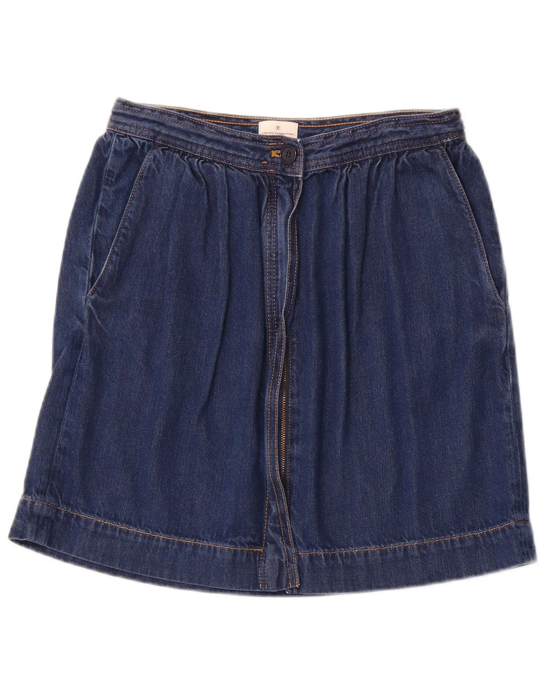 FRENCH CONNECTION Fusta de blugi pentru femei UK 10 Small W26 Blue