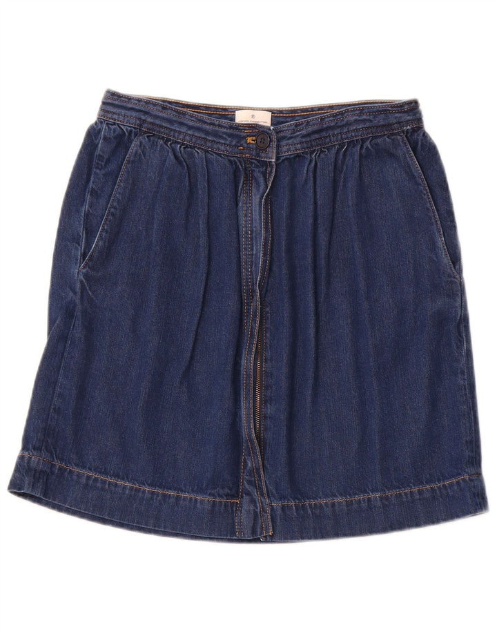 FRENCH CONNECTION Fusta de blugi pentru femei UK 10 Small W26 Blue