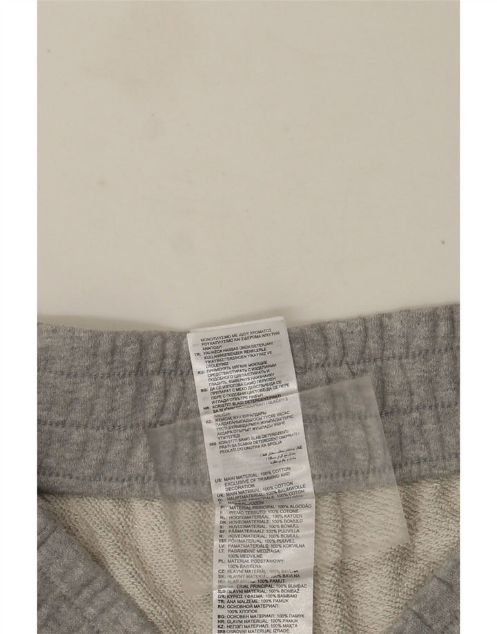 Pantaloni scurți sport adidas pentru bărbați, mari, gri, bumbac