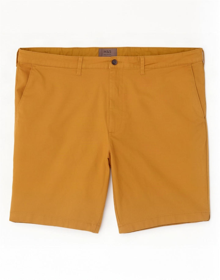 Pantaloni scurți chino pentru bărbați Marks & Spencer W42 2XL bumbac bej