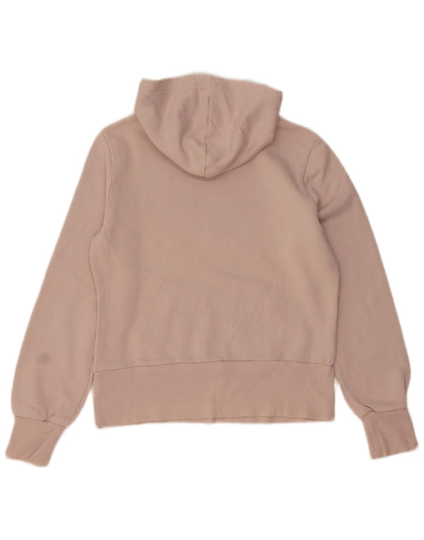 Pulover cu glugă cu grafic pentru femei Adidas IT 46 mare bumbac roz