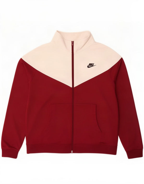 Jachetă de top pentru trening Nike pentru bărbați, mare, maro, din poliester