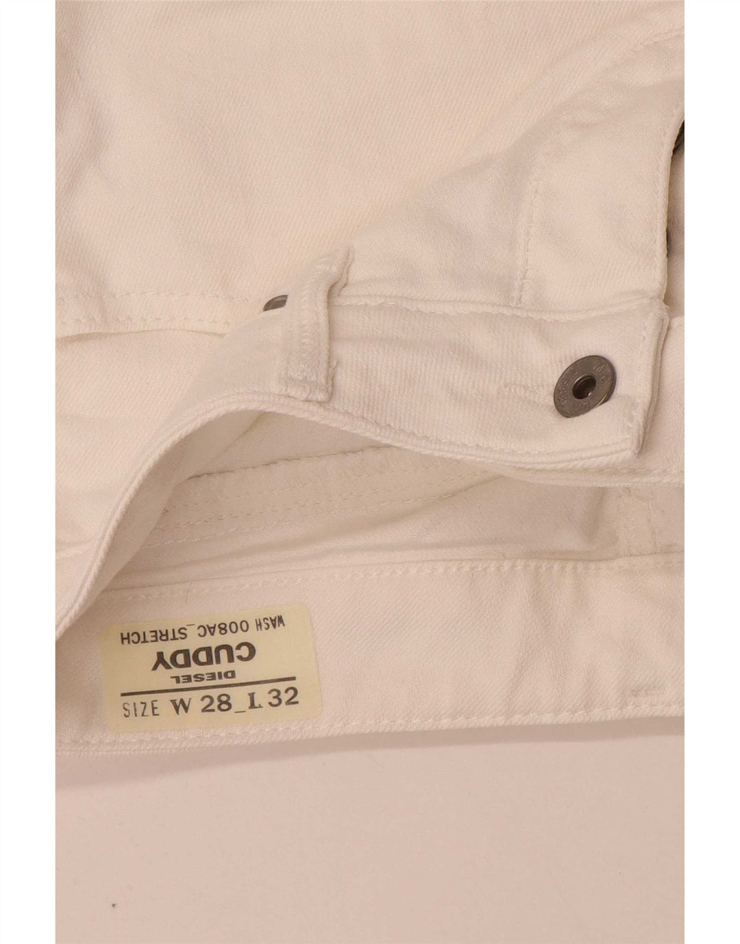 Jeans Cuddy Slim pentru femei Diesel W28 L29 Bumbac alb