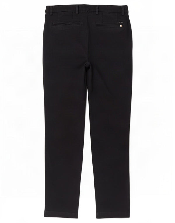Hugo Boss Pantaloni chino slim pentru bărbați EU 48 Medium W32 L31 Bumbac negru