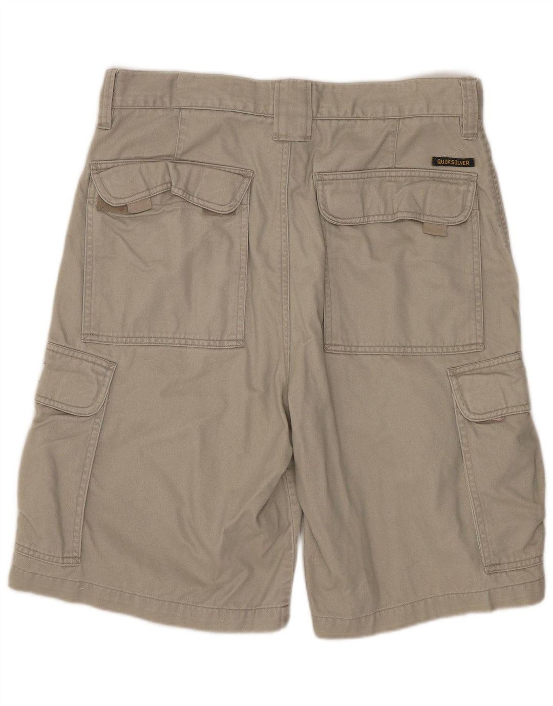 Pantaloni scurți cargo QUIKSILVER pentru bărbați W30, bumbac gri mediu