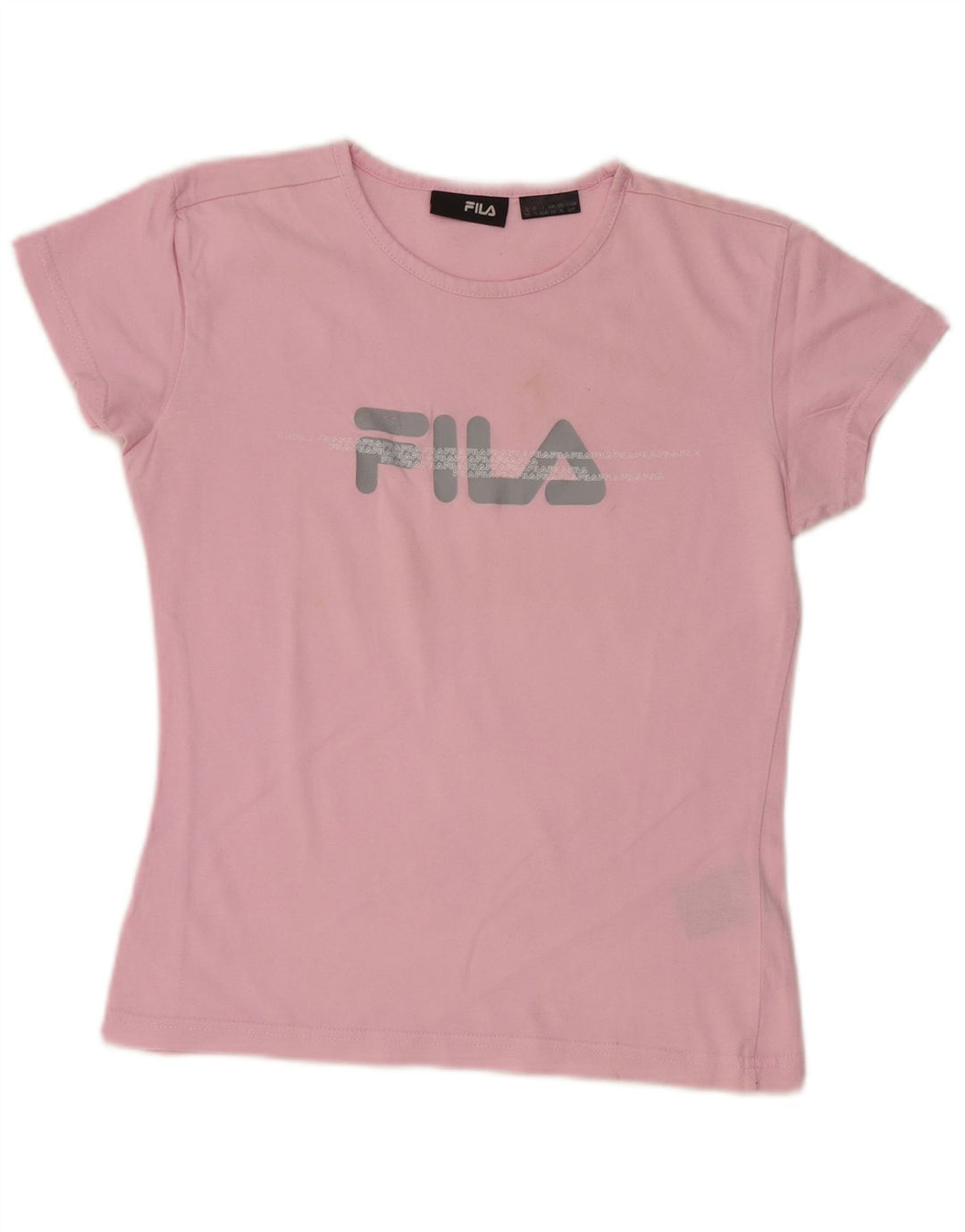 Tricou crop cu grafic FILA pentru femei Top UK 10 Small Pink