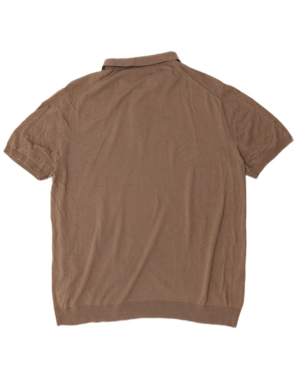 Tricou polo pentru bărbați Marks & Spencer, XL, gri, mătase