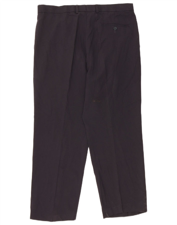 Pantaloni chino pentru bărbați Marks & Spencer pegged W36 L29 bleumarin clasic