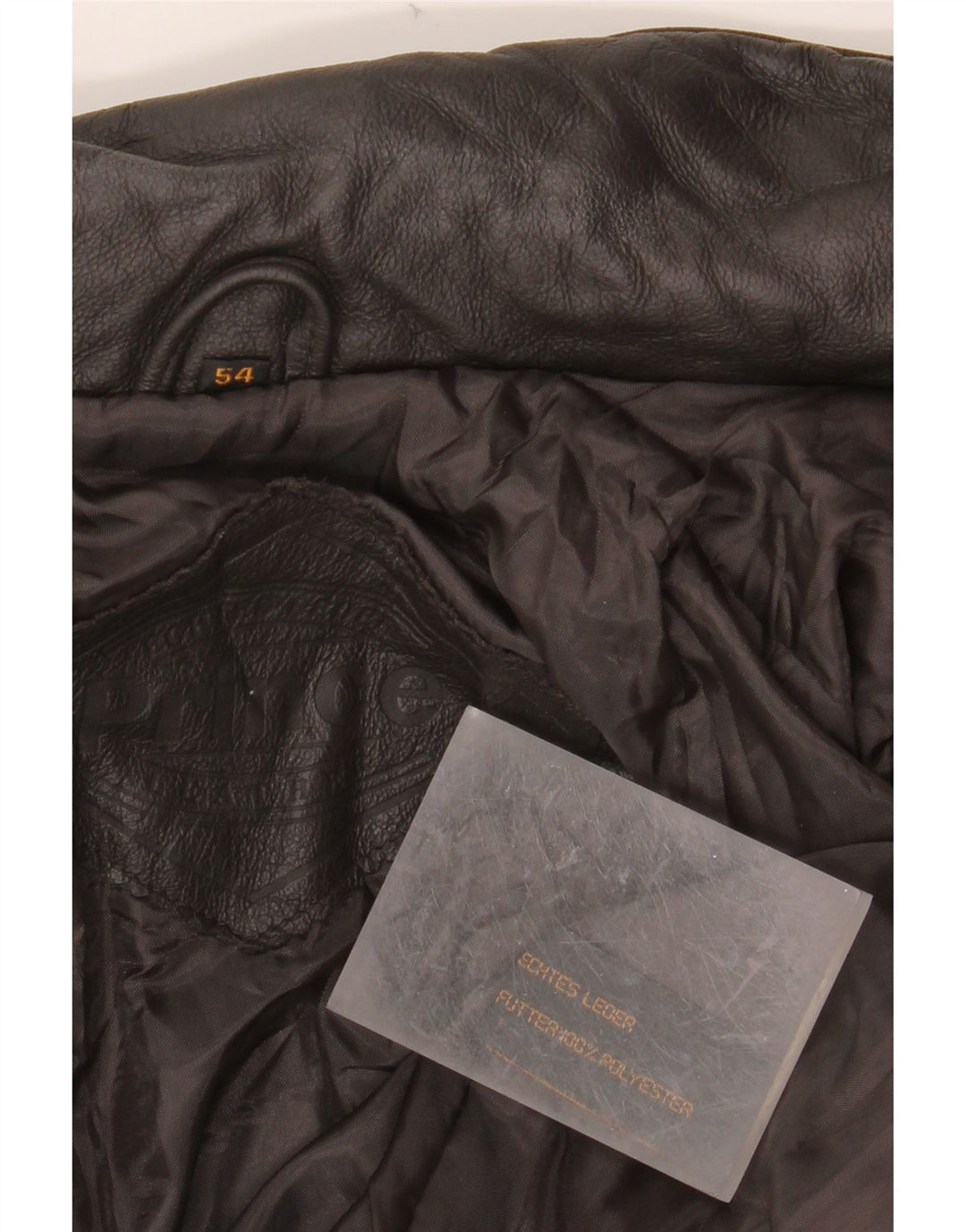 PRINCE Gilet din piele pentru bărbați IT 54 2XL Piele neagră