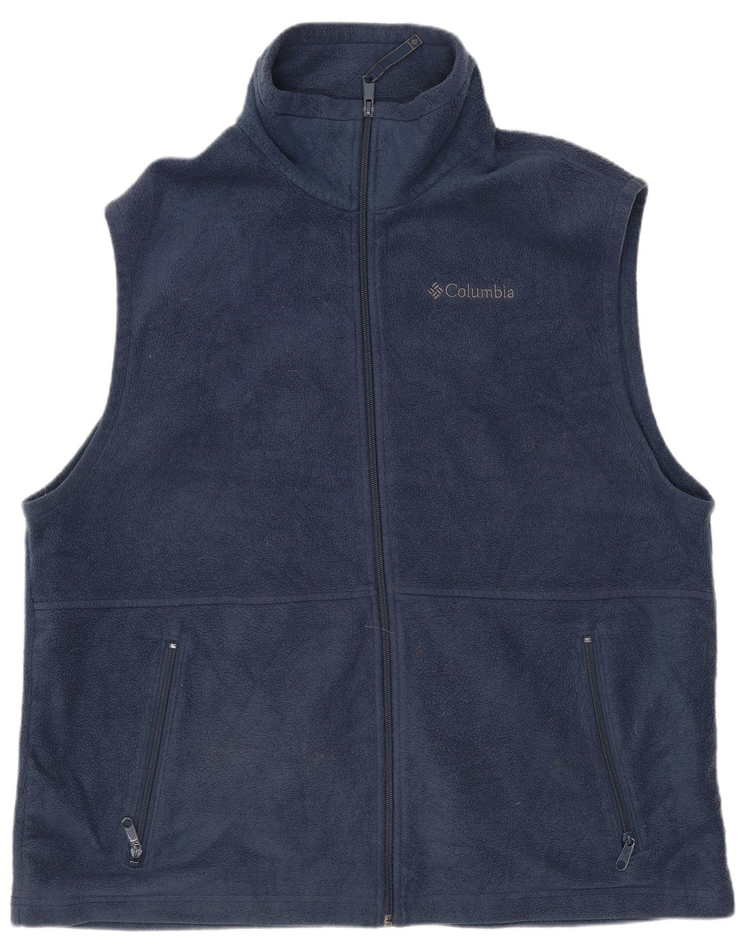 COLUMBIA Gilet pentru bărbați din fleece UK 40, mare, albastru, poliester