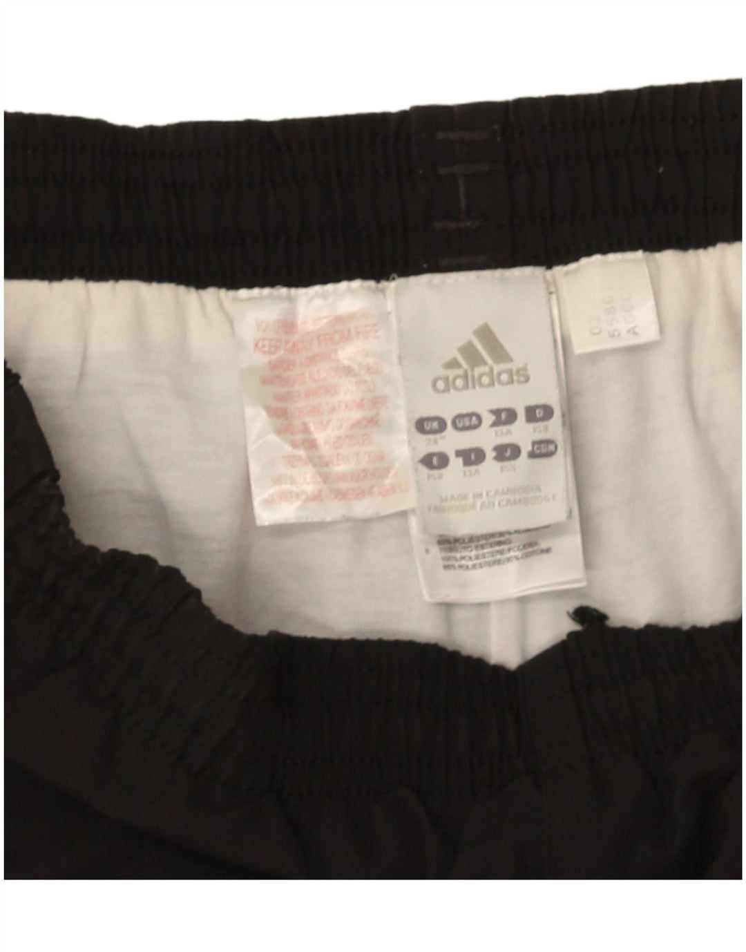 Adidas Băieți Pantaloni Trening Pantaloni Joggeri 12-13 Ani Poliester Negru