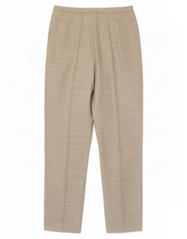 New Penny Pantaloni de costum conici pentru femei UK 12 Medium W28 L28 Gri Viscoză