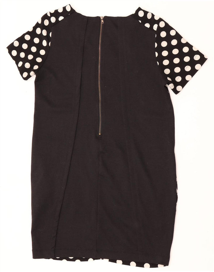 Rochie de damă Zara Marea Britanie 12 Poliester cu buline negru mediu
