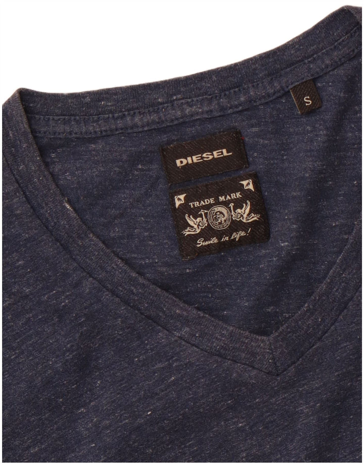 DIESEL Tricou pentru bărbați Top mic albastru bleumarin pete