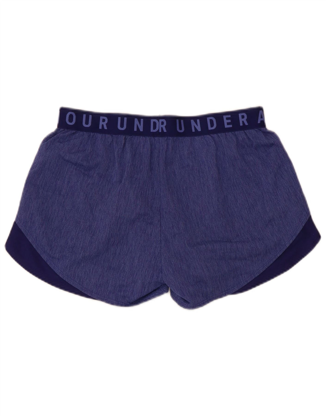 Pantaloni scurți sport grafic Under Armour pentru femei, albastru mediu, poliester color bloc