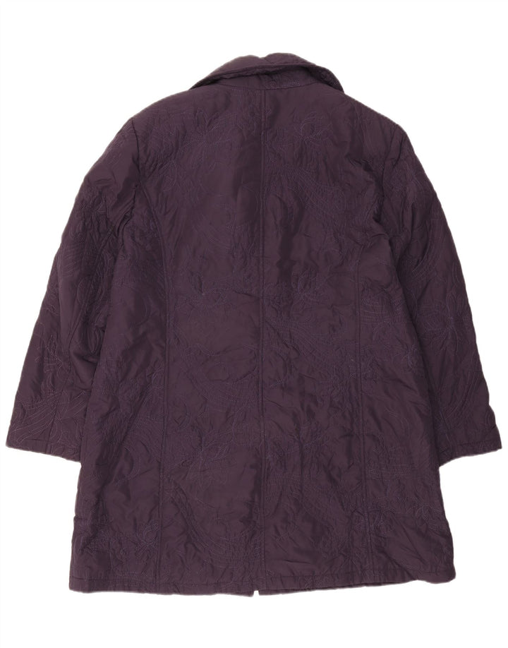 Pardesiu cu autograf pentru femei Marks & Spencer UK 18 XL Poliester violet