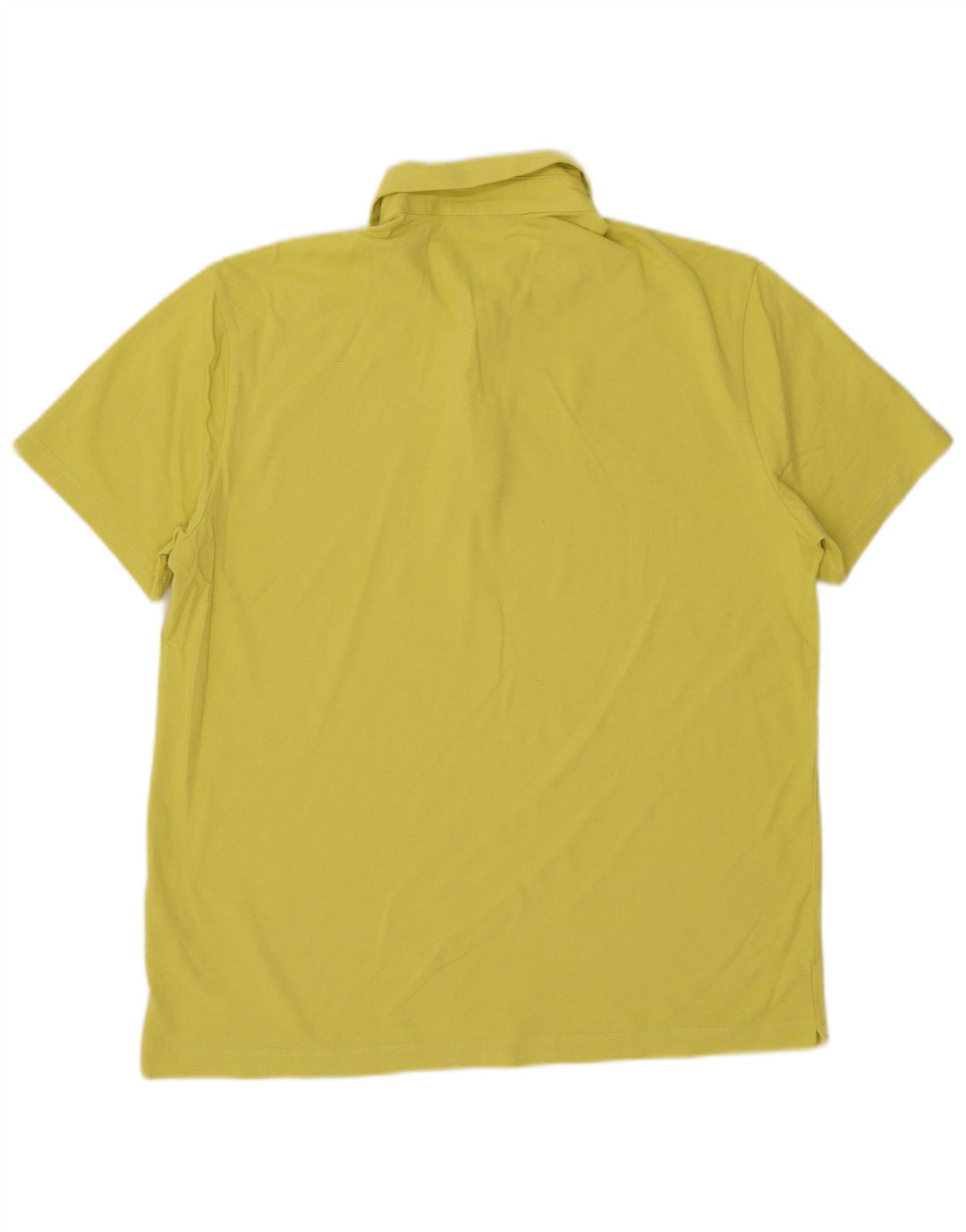 Tricou polo Massimo Dutti pentru bărbați, bumbac galben mare