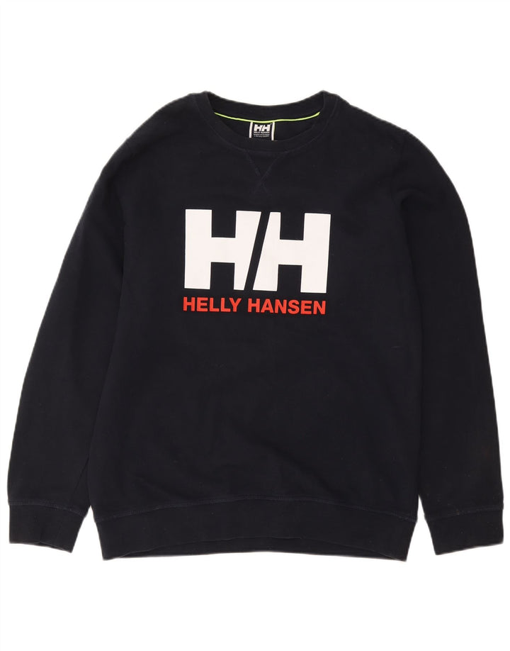 HELLY HANSEN Hanorac grafic pentru bărbați Pulover XL Bumbac bleumarin