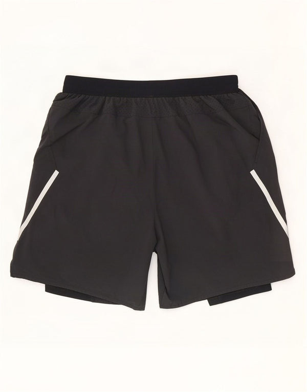 Pantaloni scurți sport Nike Dri Fit pentru bărbați, mari, gri, poliester color bloc