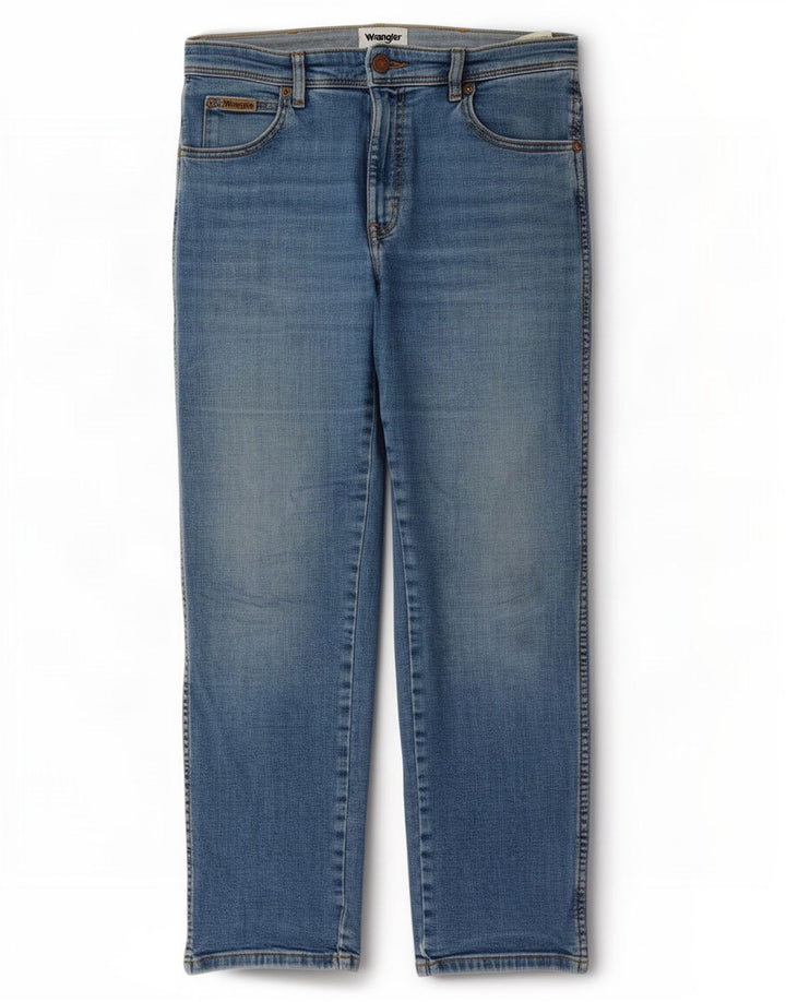 Blugi drepte pentru bărbați Wrangler Texas W31 L30 Bumbac albastru