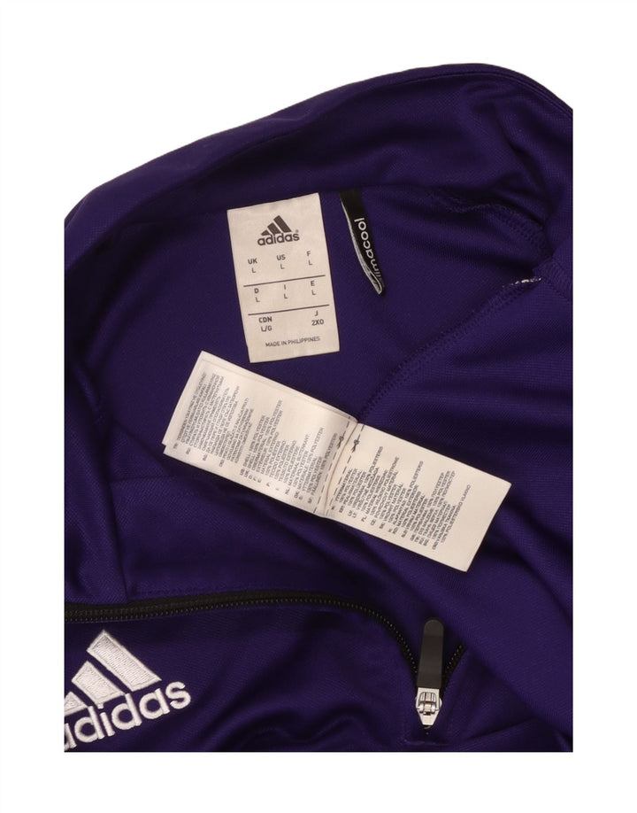 Trening pentru bărbați Adidas Louisville Pullover Top mare violet colorblock