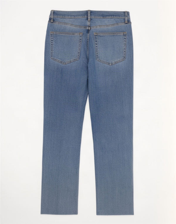 Blugi drepti pentru femei Zara EU 40 Medium W30 L27 Albastru