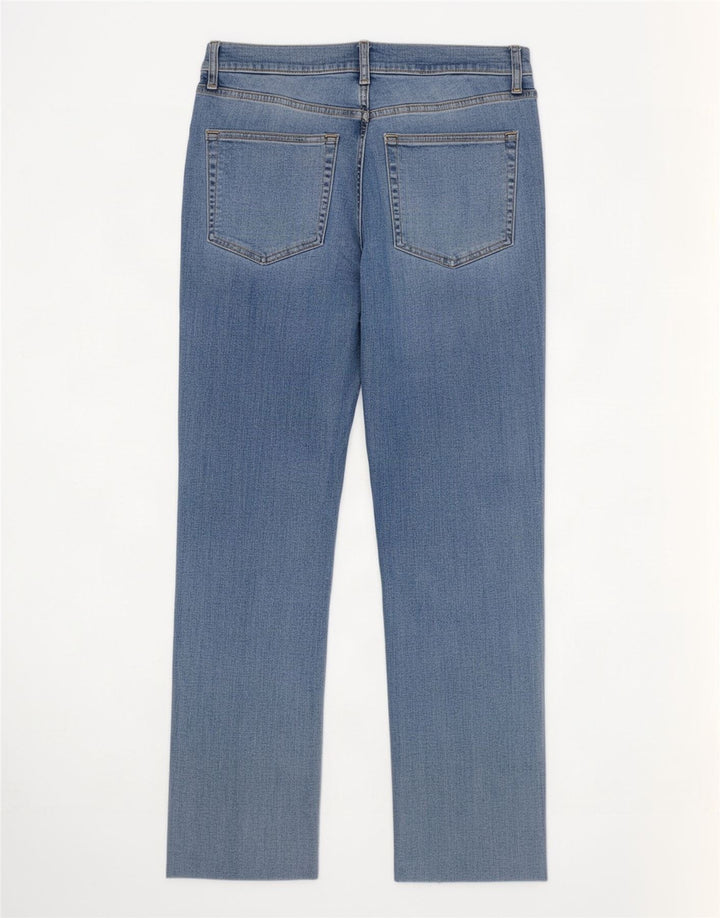 Blugi drepti pentru femei Zara EU 40 Medium W30 L27 Albastru