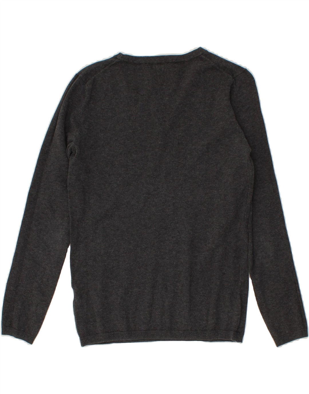 TOMMY HILFIGER Mens Boat Neck Jumper Sweater Small Grey Flecked Vintage Tommy Hilfiger and Second-Hand Tommy Hilfiger from Messina Hembry 