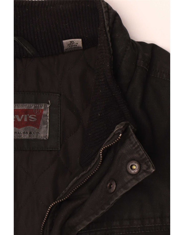 Jachetă Levi's pentru bărbați, UK 42 XL, bumbac negru