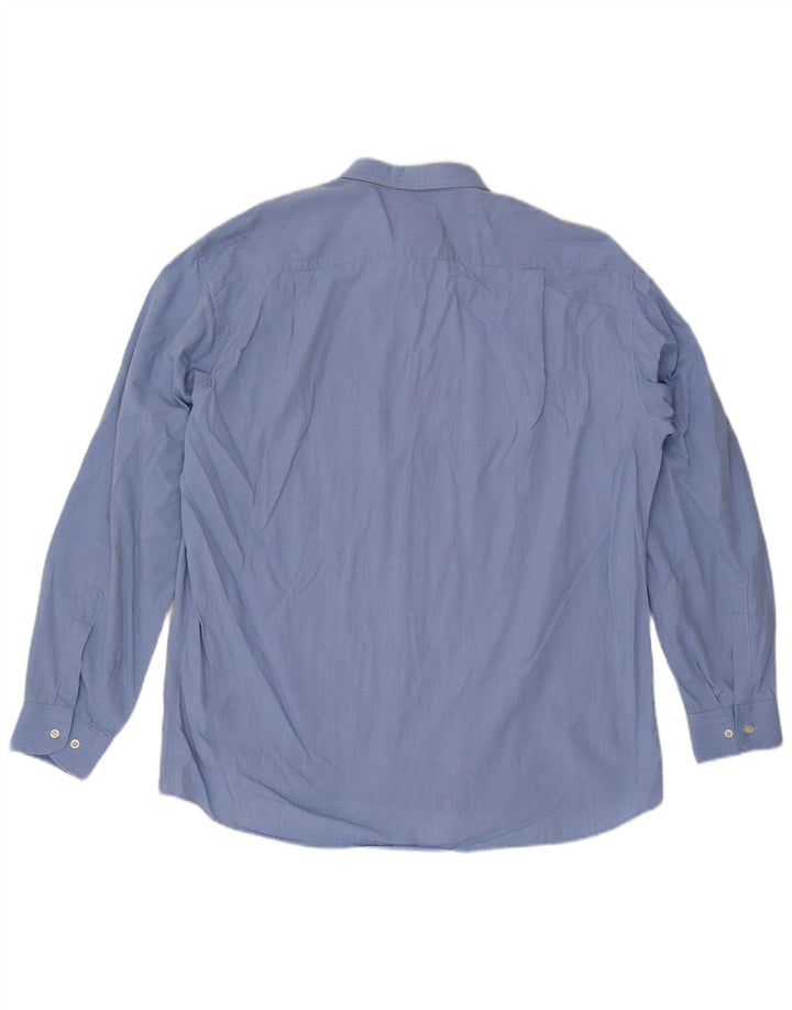 Roccobarocco Mens Shirt Large Blue Cotton