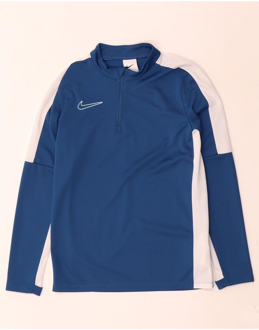 Trening pentru băieți Dri Fit Pullover Top 10-11 ani albastru mediu